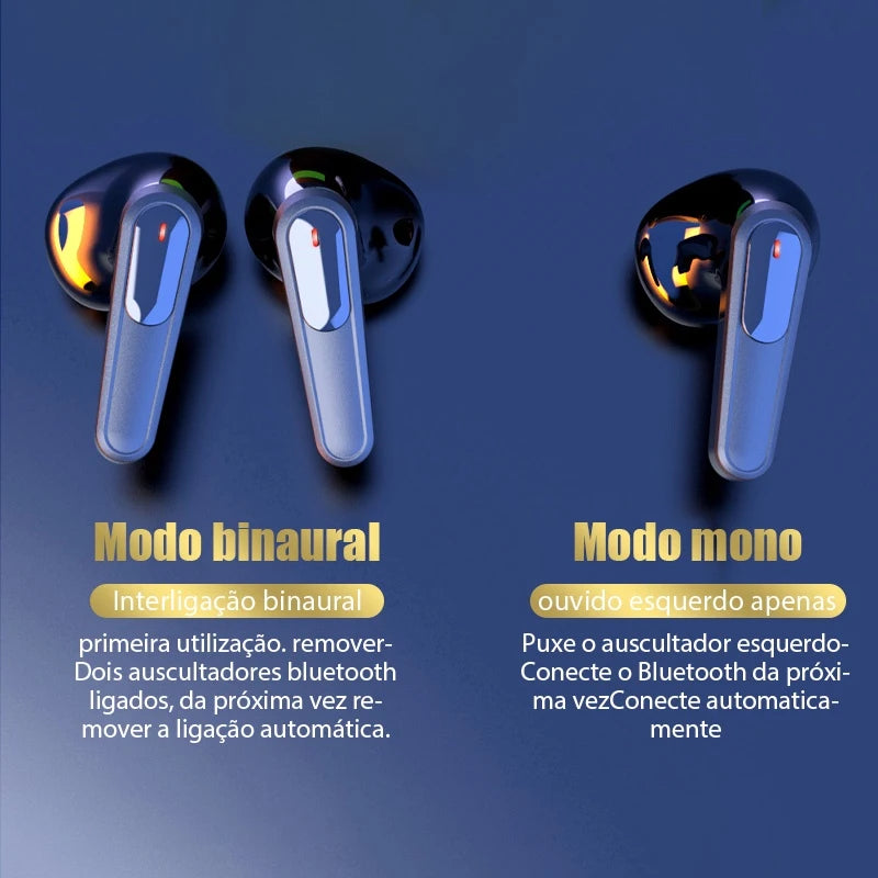 Fone Bluetooth Xiaomi  Wireless Gaming Earphone Binaural Stereo 5.0 Pro 60 Bluetooth Gamer with Microphone