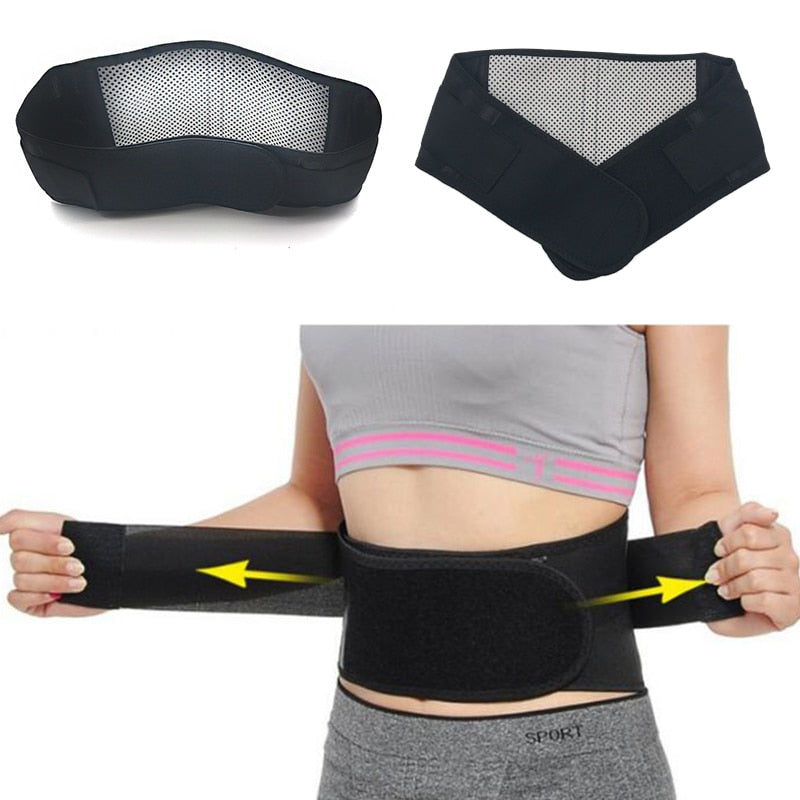 Cinto Turmalina Belt - Terapia Magnética de Auto-Aquecimento para Dores, Hérnia de Disco, Lombalgia, Fibromialgia RN Store