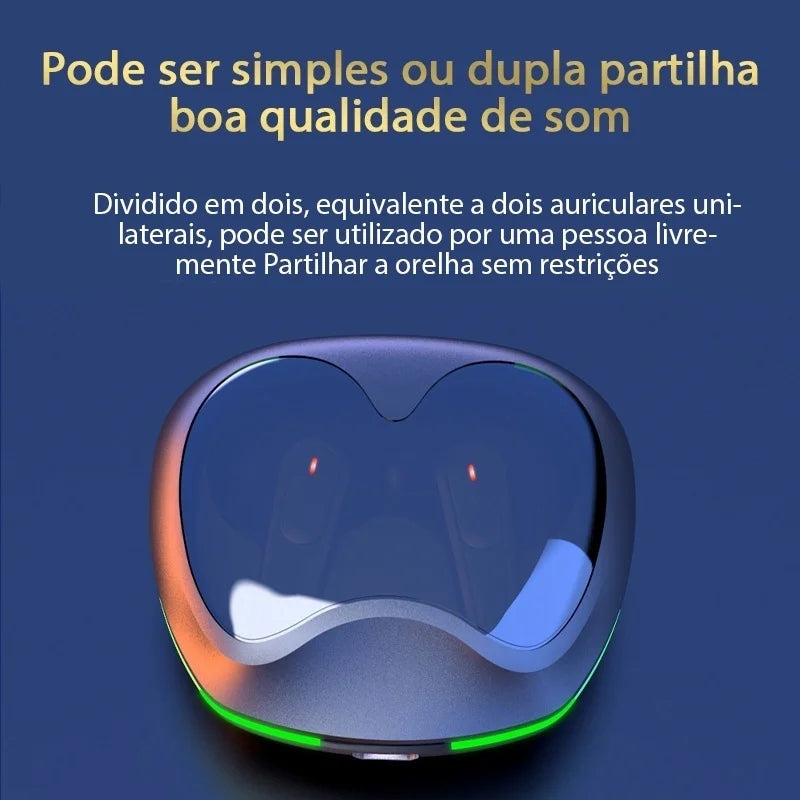 Fone De Ouvido Bluetooth Sem Fio De Jogo Xiaomi Bluetooth Estéreo Binaural 5.0 Fone Pro 60 Gamer Bluetooth Com Microfone
