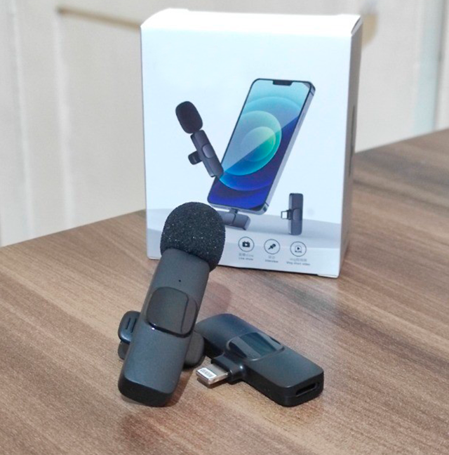 SonusPro - Microfone de lapela sem fio | LEVE 2 PAGUE 1 RN Store